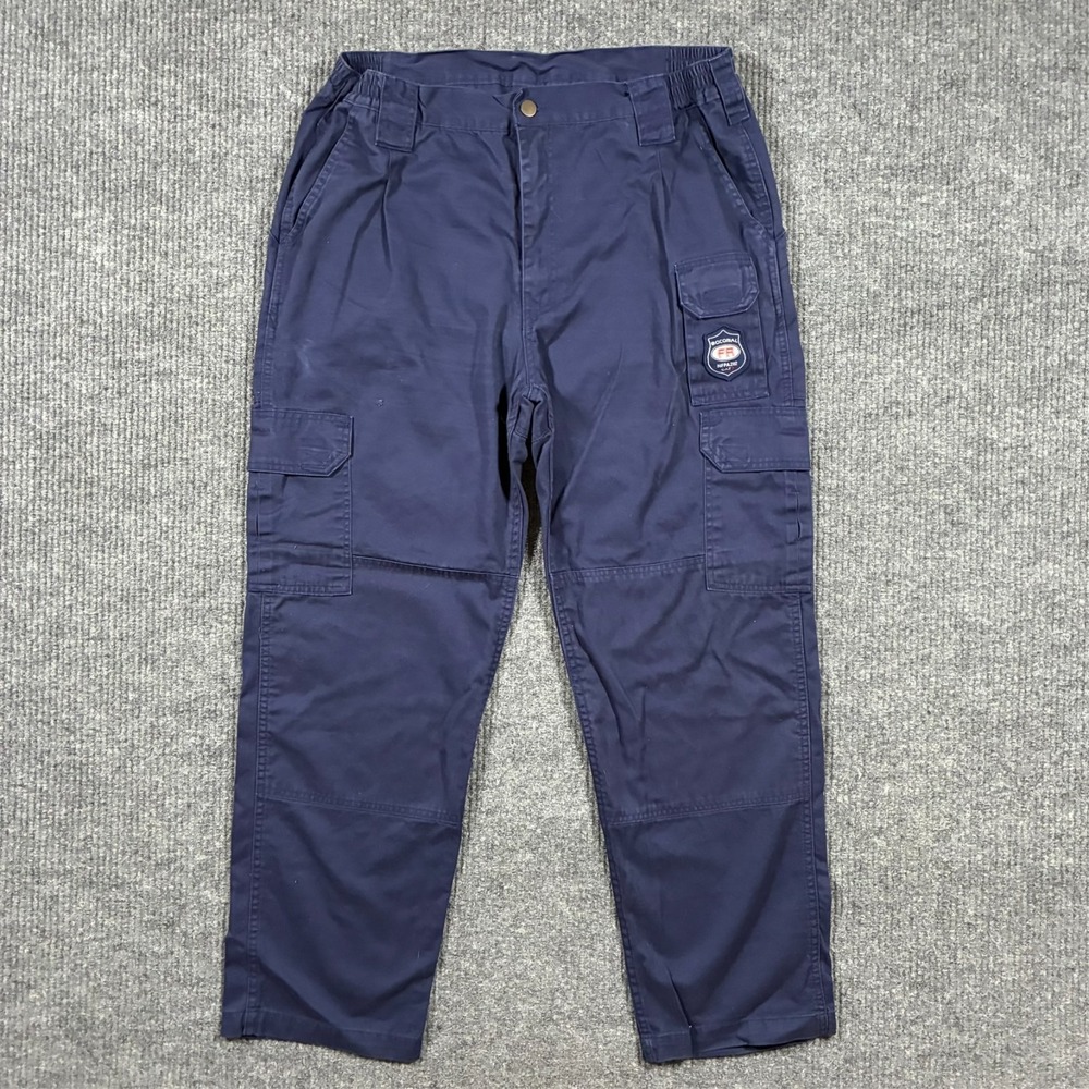 BOCOMAL FR‎ Flame Resistant Cargo Field Pants Mens 38x30 Navy NFPA 2112 CAT 2